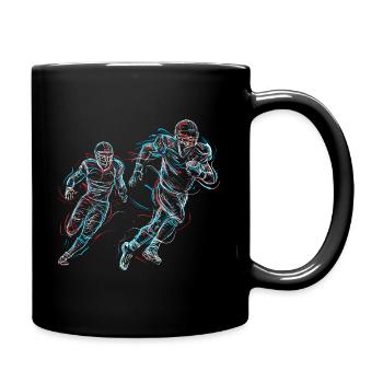 Football American Football - Full Colour Mug - black - Right