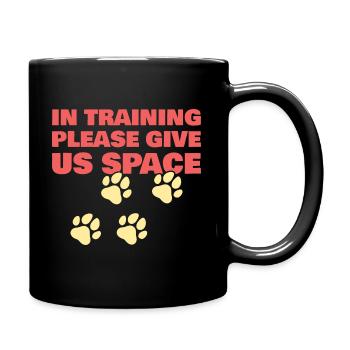 Funny Dog Trainer Agility Dog Training Give Us - Tasse einfarbig - Schwarz - Rechts