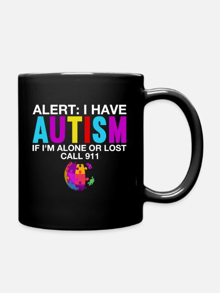 Autisme autistique Cadeau autistique autistique - Mug uni - noir