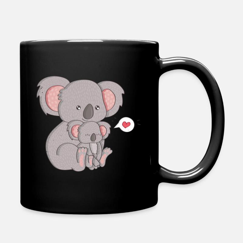 Koala Bear Famille Koala - Mug uni - noir