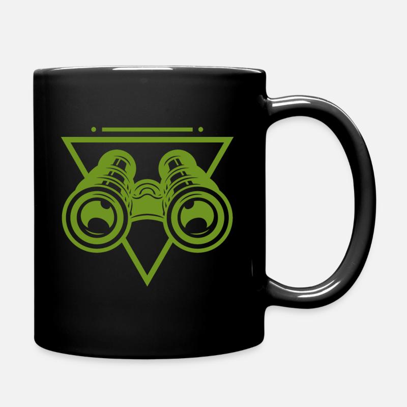 Fernglas Fernrohr - Tasse einfarbig - Schwarz
