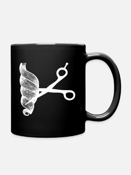 Zopf ab - Tasse einfarbig - Schwarz