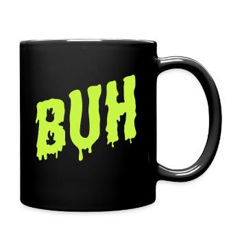 A spooky buh in green for halloween - Full Colour Mug - black - Right
