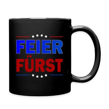 Party feiern - Tasse einfarbig - Schwarz - Rechts