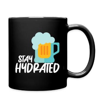 Restez hydraté Humour alcoolisé Vodka-Lie - Mug uni - noir - Droite