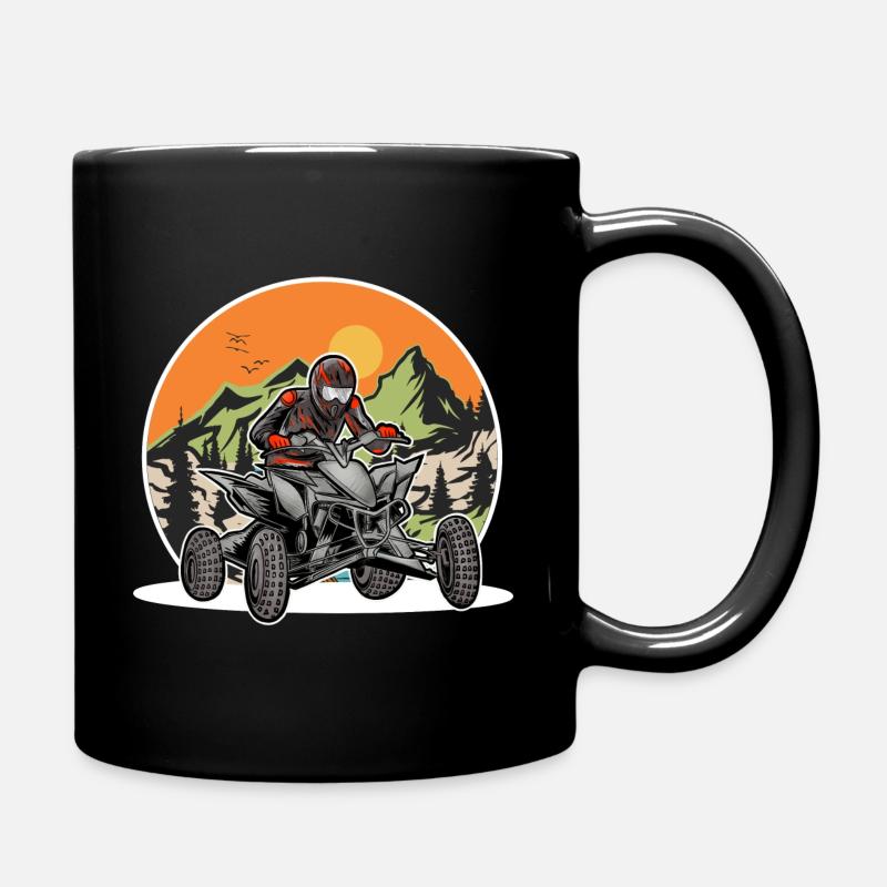 Quad ATV Offroad Quad Riders - Tazza monocolore - nero