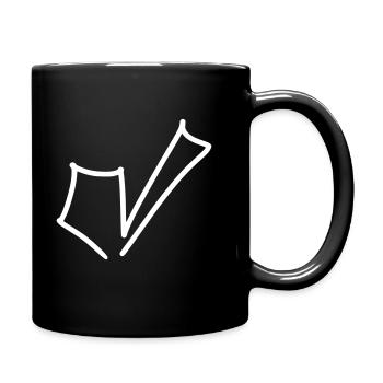 Hook Emoji Sketch Dessin - Mug uni - noir - Droite