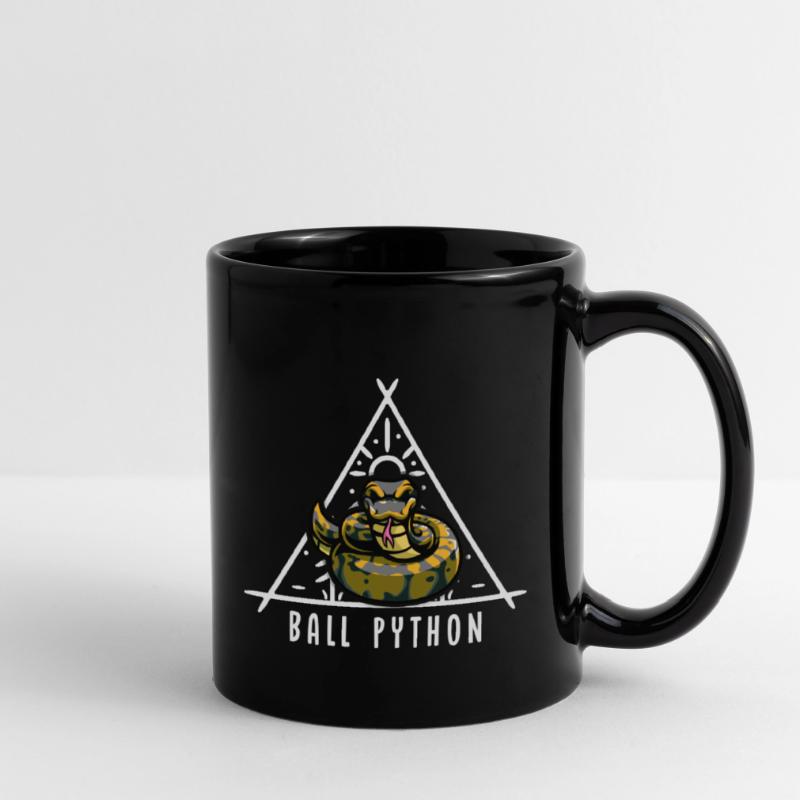 Ball Python Snake Owner Cute Pet Snake Full Colour Mug