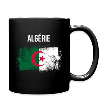 Algérie - Mug uni - noir - Droite