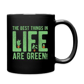 Landschaftsgärtner Hobbygärtner Gärtner - Tasse einfarbig - Schwarz - Rechts