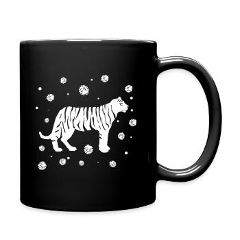 Safari de conservation de la nature sauvage de Tiger Africa - Mug uni - noir - Droite