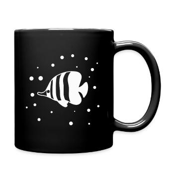 Fish Aquarium Marine Nature Conservation - Full Colour Mug - black - Right