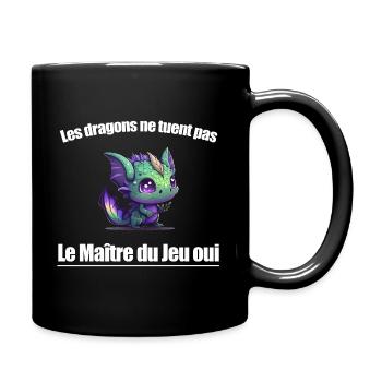 jdr maitre du jeu1 - Mug uni - noir - Droite
