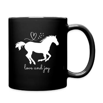 Love and Joy - Full Colour Mug - black - Right