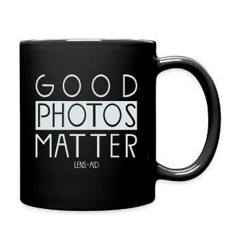 Good Photos Matter [Grau] - Tasse einfarbig - Schwarz - Rechts