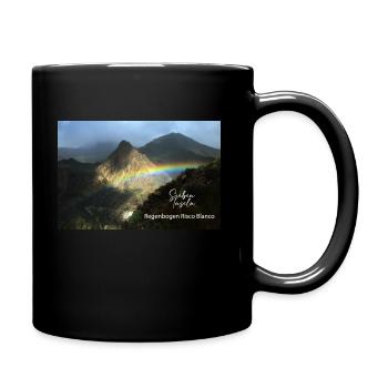 Regenbogen Risco Blanco - Tasse einfarbig - Schwarz - Rechts