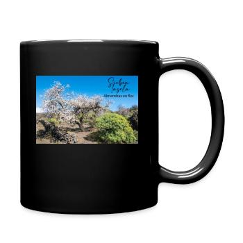 Ruta Almendras en flor - Teneriffa - Tasse einfarbig - Schwarz - Rechts