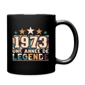 Homme Né En 1973 Anniversaire 50 Ans - Mug uni - noir - Droite