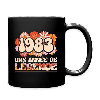 Année De Légende 1983 Femme 40 Ans Anniversaire - Mug uni - noir - Droite