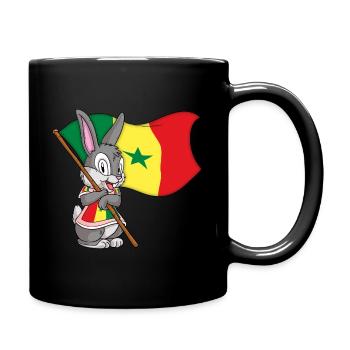 Senegal Rabbit - Full Colour Mug - black - Right