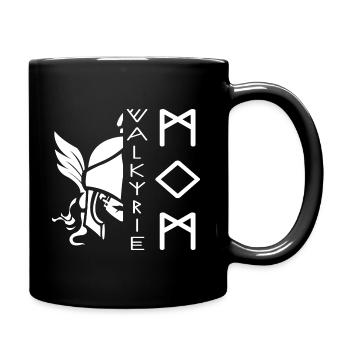 Frau Mythologie Wikingermutter Walküre - Tasse einfarbig - Schwarz - Rechts