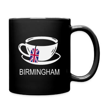 Birmingham Tea Cup UK Flag Teabag - Full Colour Mug - black - Right