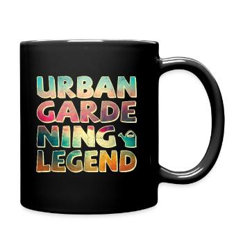 Urban gardening legend - Full Colour Mug - black - Right