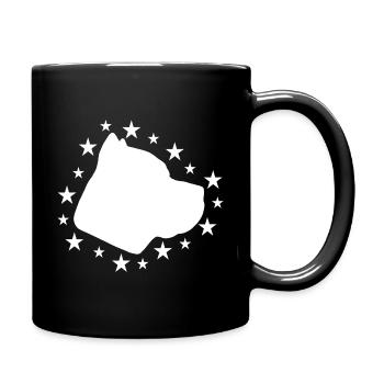 Cane Corso - Tasse einfarbig - Schwarz - Rechts