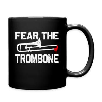 Posaune Posaunist Blasorchester Blasmusik - Tasse einfarbig - Schwarz - Rechts