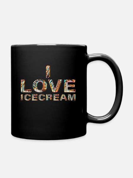 CRÈME GLACÉE - Mug uni - noir