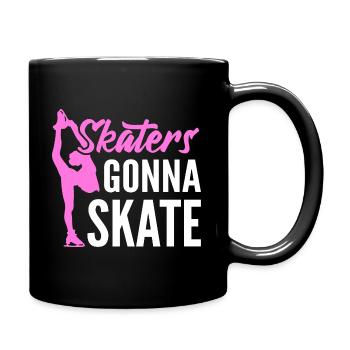 Skaters going to Skate Skater - Full Colour Mug - black - Right