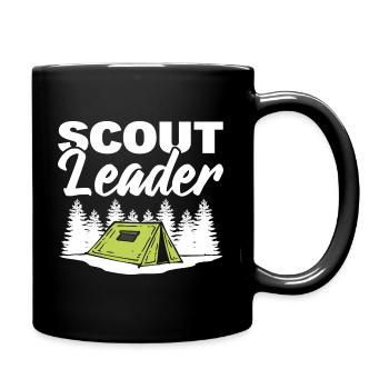 Scout Leader Scouter - Tasse einfarbig - Schwarz - Rechts