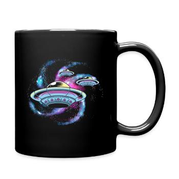 Univers Galaxie OVNI Espace - Mug uni - noir - Droite