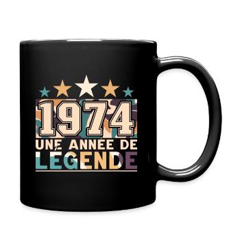 Année De Légende 1974 50 Ans Anniversaire - Mug uni - noir - Droite