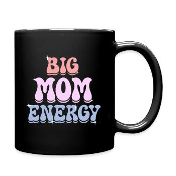 Mère Maman Pleine D'Énergie Femme Maman - Mug uni - noir - Droite