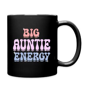 Tante Plein D'Énergie Humour Vie De Tata - Mug uni - noir - Droite