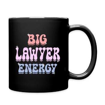 Energischer Anwalt Richter Jurist Anwalt - Tasse einfarbig - Schwarz - Rechts
