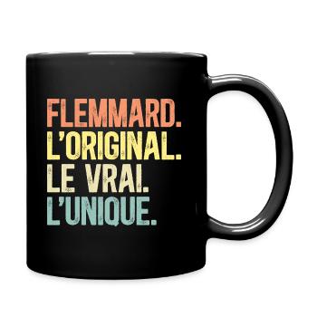 Flemmard L'Original Le Vrai L'Unique Fainéant - Mug uni - noir - Droite
