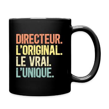 Directeur L'Original Le Vrai L'Unique Homme - Mug uni - noir - Droite
