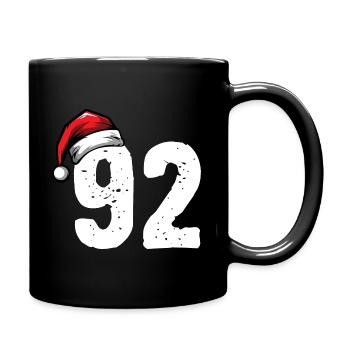 92 Number Christmas - Full Colour Mug - black - Right