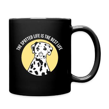 Dalmatiner Liebhaber Hundeführer - Tasse einfarbig - Schwarz - Rechts