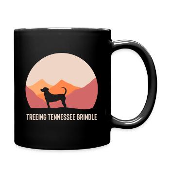 Treeing Tennessee Brindle - Tasse einfarbig - Schwarz - Rechts