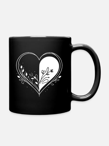 La Saint-Valentin - Mug uni - noir
