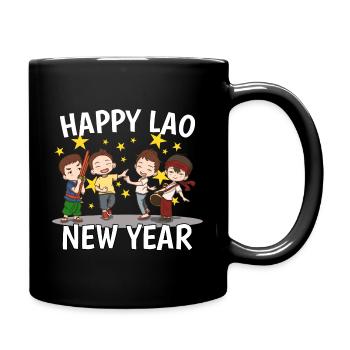 Laos Laote Laoten Lao Neujahr I Geschenk - Tasse einfarbig - Schwarz - Rechts