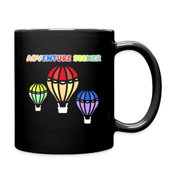 Vol en montgolfière Sky I Gift - Mug uni - noir - Droite