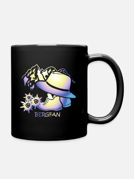 Motif Mountain Fan Mountain Friends Gift - Mug uni - noir