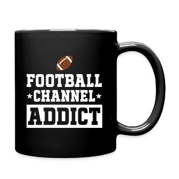 Adore Regarder Football Américain - Mug uni - noir - Droite