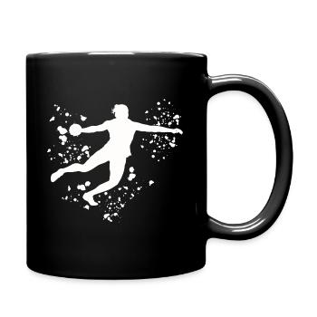 Lanceur de disque Lancer de disque Colorsplash - Mug uni - noir - Droite