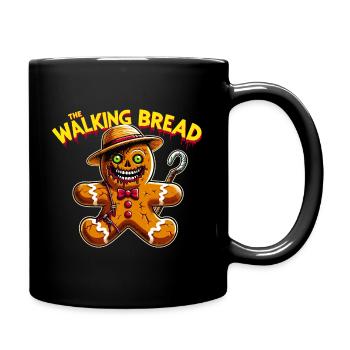 Halloween The Walking Bread Zombie Horror Lustig - Tasse einfarbig - Schwarz - Rechts
