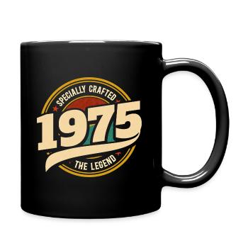 Millésime Année 1975 Légende 50 Ans Anniversaire - Mug uni - noir - Droite
